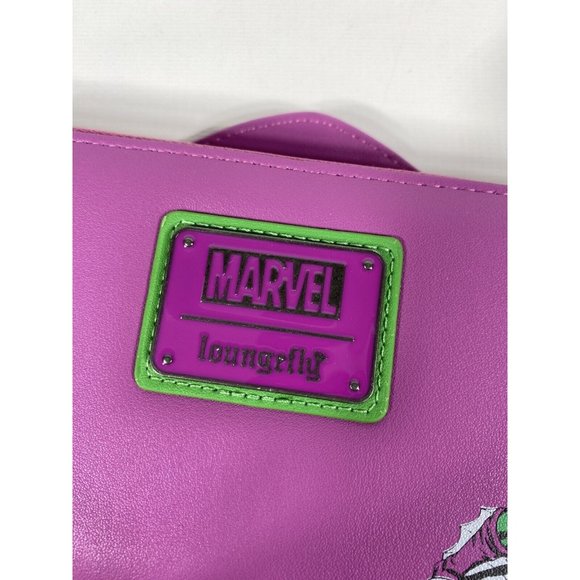 Loungefly Marvel Green Goblin Zip Around Wallet Exclusive - Picture 5 of 16